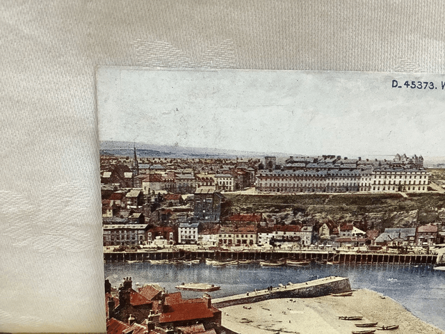 Whitby, West Cliff from East Cliff, Yorkshire Posted 1920 The Photochrom Co. Ltd Antique Postcard Our Ref no. R892 £2.50