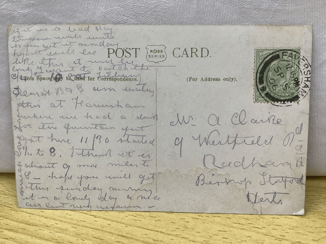 Broadstairs, General View, Kent, Posted 1906 Ross Series Antique Postcard. Our Ref No. R812 £2.25