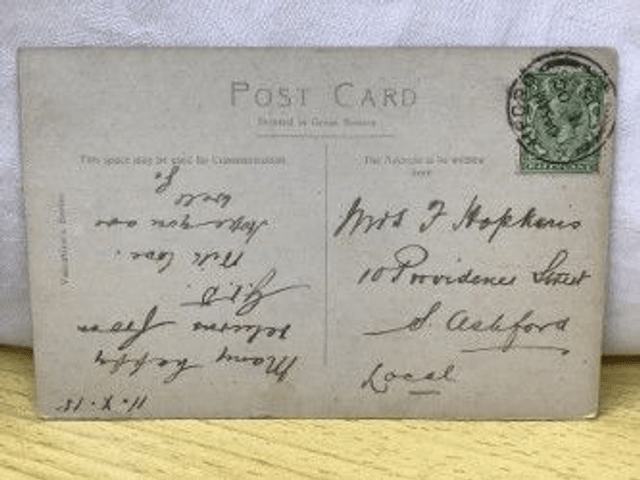 Cliftonville, Dane Park, Kent, Posted 1915 Valentine's Series Postcard. Our Ref No R198  £ 2.25