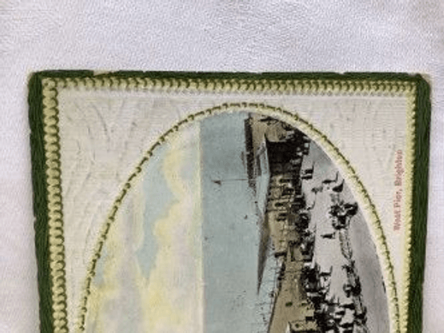 West Pier, Brighton, Sussex, Posted 1915 Valentine's Series Postcard. Our Ref No. R297 £2.35