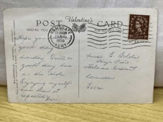Ramsgate, No Food To Cook No Washing Up, Multiview Posted 1956 Valentines postcard. Our Ref no. R179 £2.25