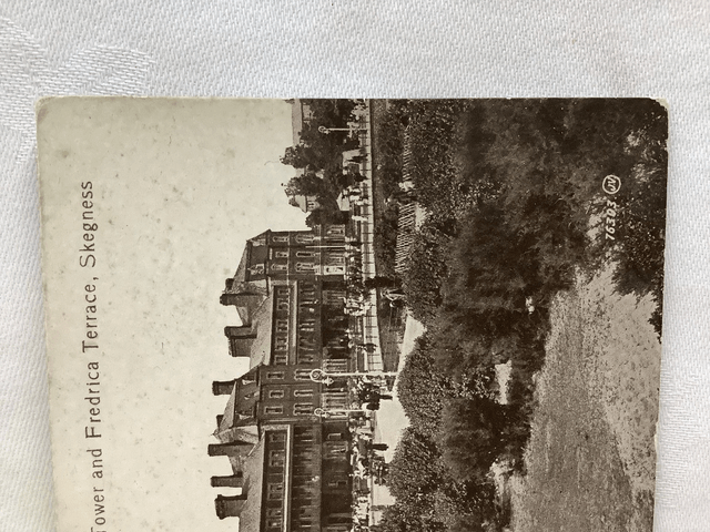 Skegness, Clock Tower and Fredrica Terrace, Lincolnshire, Valentine's Series postcard Our Ref No. R738 £2.50