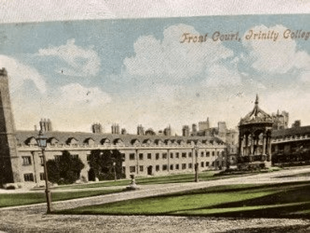 Front Court , Trinity College, Cambridge Posted 1906 Valentine's Series Postcard. Our Ref No. R279 £2.25