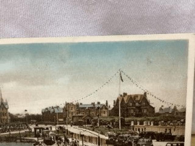 St. Annes-on-Sea, Boating lake, Lancashire, vintage Photochrom Co. Ltd. postcard. Our Ref No. R539 £2.50