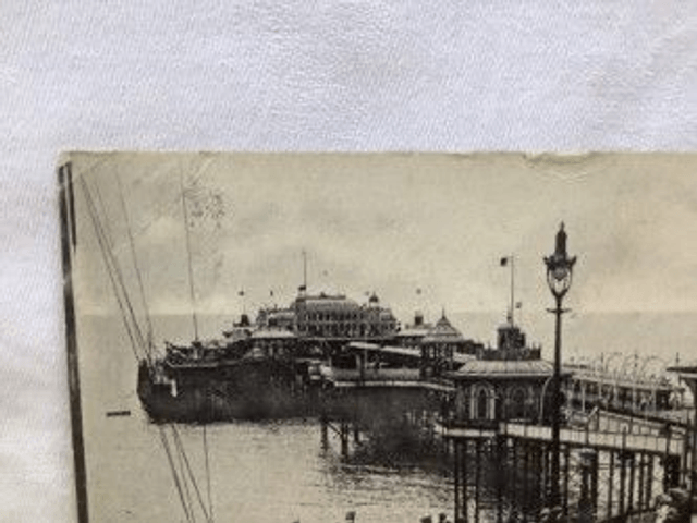Brighton, West Pier, Sussex, Posted 1904 The Mezzotint Co. Brighton Postcard Our Ref No. R51 £2.25