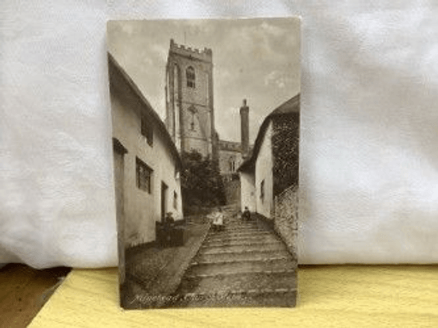 Minehead, Church Steps, Somerset, vintage F. Frith & Co. Ltd. vintage postcard. Our Ref No. R518 £2.50