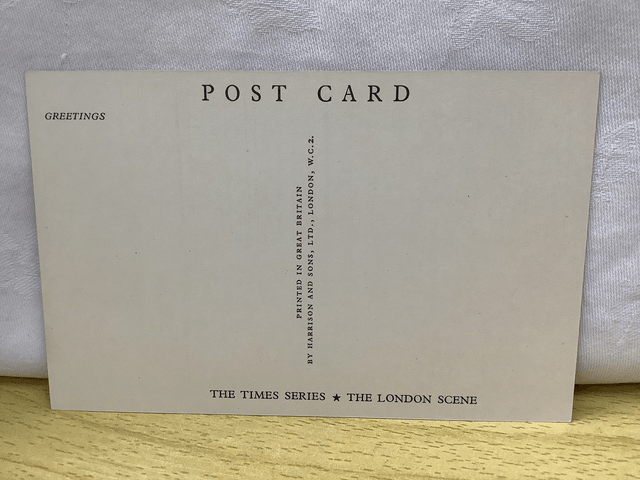 The Tower of London , The Times Series The London Scene Vintage Postcard. Our Ref A116 £2.00