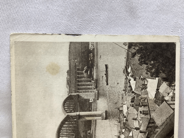 Plymouth, Saltash Bridge, Devon, posted 1920 unbranded antique postcard. Our Ref No. R714 £2.50