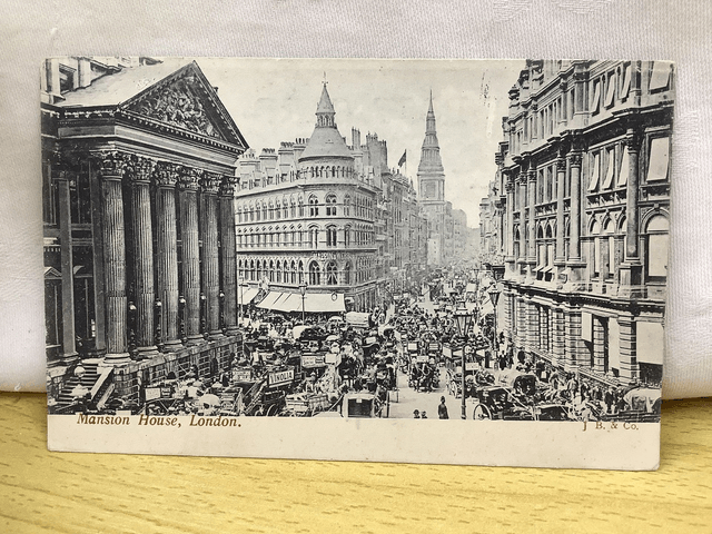 Mansion House, London - J B & Co. Vintage Postcard - Unposted Our Ref A151 £2.50