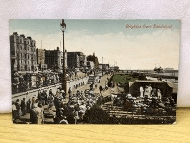 Brighton from Bandstand, Sussex, Posted 1912 Valentine's Series Postcard. Our Ref No.R66 £2.25