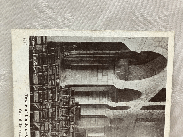 Tower of London St Johns Chapel in the White Tower Gale & Polden Vintage Postcard Our Ref No. A178 £2.50