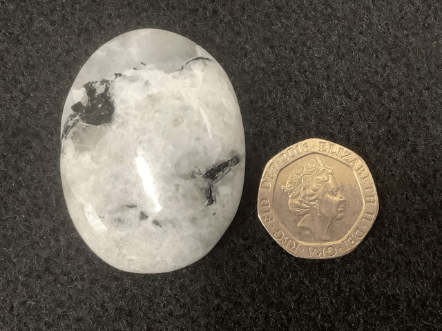 Rainbow Moonstone Worry Stone