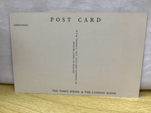 London, Piccadilly Circus - The Times Series- The London Scene Vintage Postcard Our Ref A119 £2.25