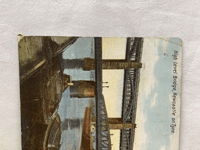 Newcastle on Tyne, High Level Bridge, Tyne & Wear, Posted 1906 Caxton Series antique postcard. Our Ref No. R711 £2.50