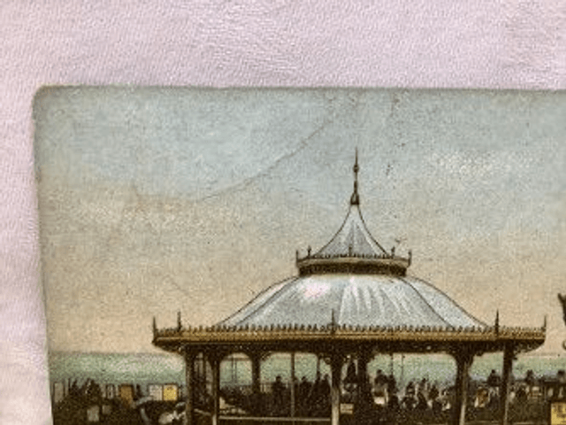 Cliftonville, Bandstand, The Oval, Kent, S. Hildesheimer & Co. Ltd Postcard Our Ref no. R24 