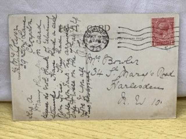Folkestone, Road of Remembrance, Kent, Posted 1929 Upton's Bazaar Postcard. Our Ref No. R186 £2.50