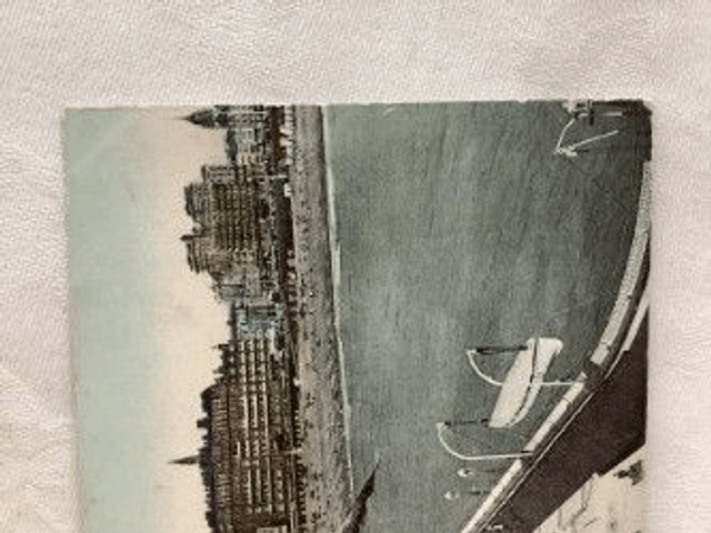 Brighton, King's Road from pier, Sussex, Posted 1909 E.T. Tuffin, Postcard. Our Ref No. R157 £3.00