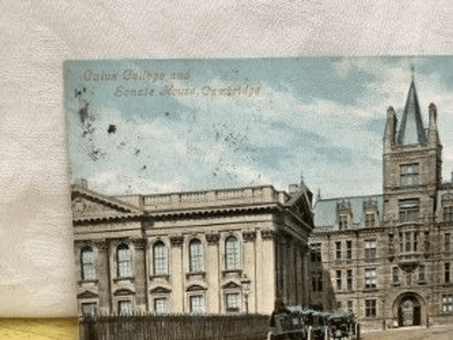 Cambridge, Caius College and Senate House, Cambridgeshire Posted 1904 Valentines. Our Ref No. R273 £2.50