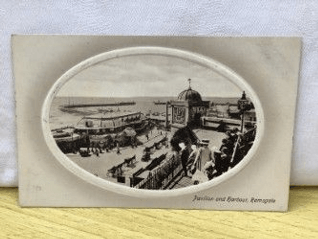 Ramsgate, Pavilion and Harbour, Kent, Posted 1912, Valentine's Series Postcard. Our Ref No. R141 £2.25