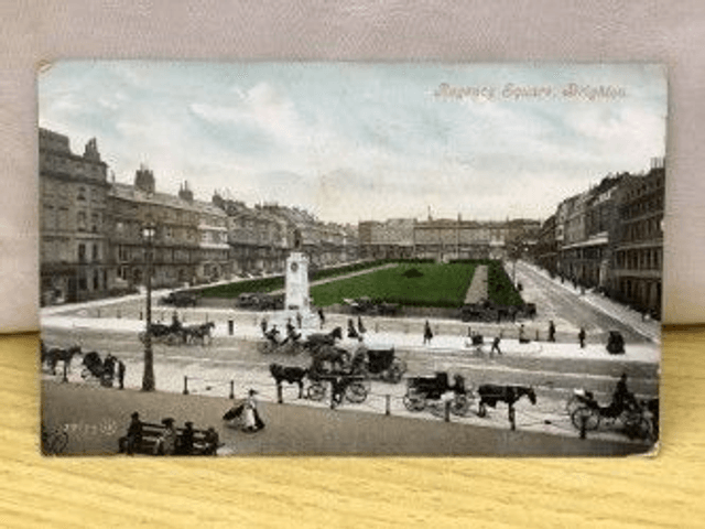 Brighton, Regency Square, Sussex, Posted 1906 Valentine's Series Postcard Our Ref No. R7