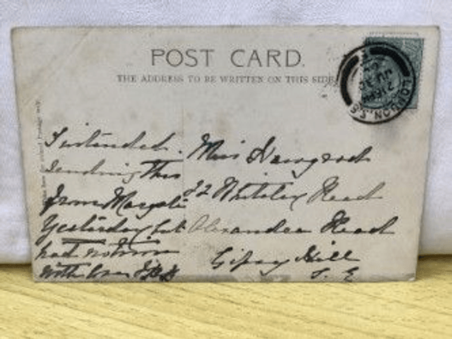 Margate, The Jetty, Kent, posted 1904 Valentine's Series Postcard. Our Ref No. R122 £2.25