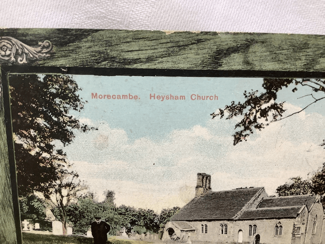 Morecambe, Heysham Church, Lancashire, Posted 1911, Raphael Tuck & Sons Antique Postcard. Our Ref No. R757 £2.25