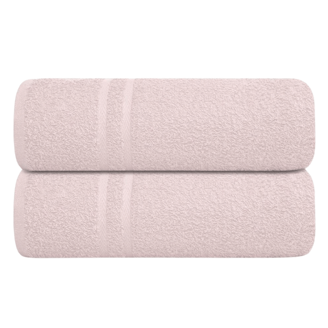 Luxury Soft Cotton Chevron Hand Towel Blush Pink Size. 50cm x 80cm