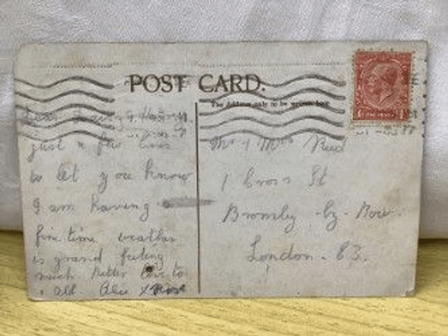 Ramsgate, The Sands, Kent, Posted 1917 unbranded postcard. Our Ref No. R160 £2.25