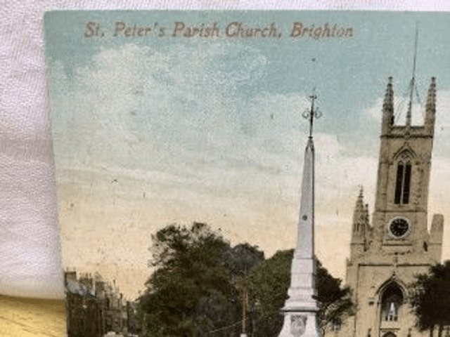 Brighton, St. Peter's Parish Church, Sussex, Pictorial Centre Postcard. Our Ref No. R171 £2.25