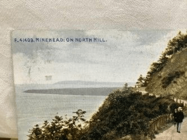 Minehead, On North Hill, Somerset, Posted 1916 Photochrom Co. Ltd. antique postcard. Our Ref No. R502 £2.25