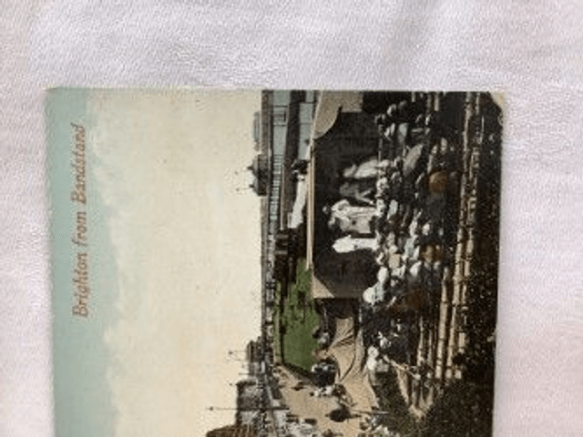 Brighton from Bandstand, Sussex, Posted 1912 Valentine's Series Postcard. Our Ref No.R66 £2.25