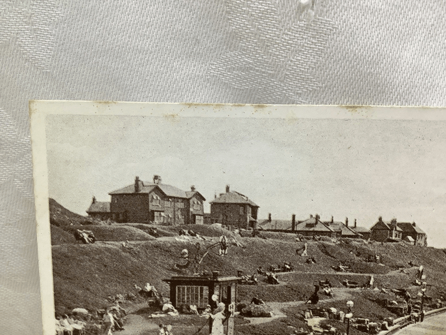 Morecambe, Sunny Slopes, Lancashire, Valentine's Photo Brown Vintage Postcard Our Ref No. R753 £2.50