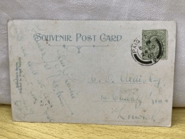 Dartmouth, Old Mill Creek, Devon, Posted 1907 Valentine's Series Postcard. Our ref No. R322 £2.25