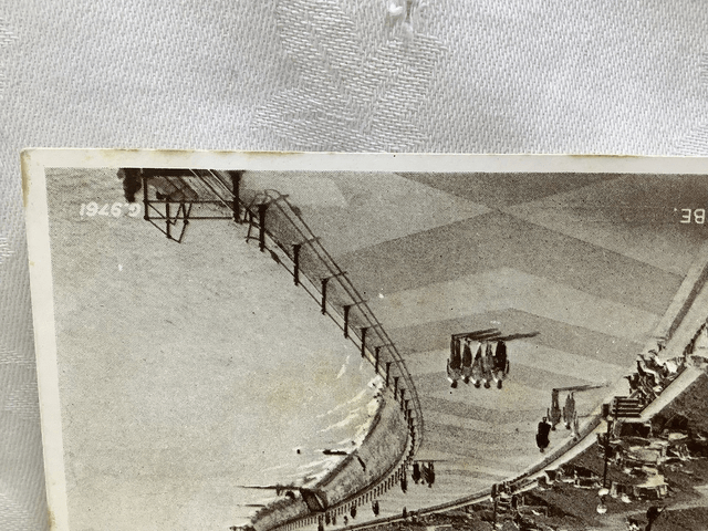Morecambe, Sunny Slopes, Lancashire, Valentine's Photo Brown Vintage Postcard Our Ref No. R753 £2.50