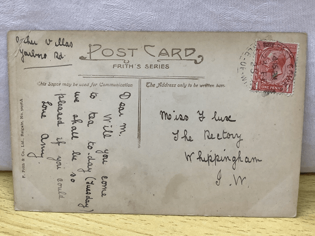 Ventnor from East, Isle of Wight, Posted 1925 F. Frith & Co. Ltd Postcard. Our Ref No. R805 £2.50