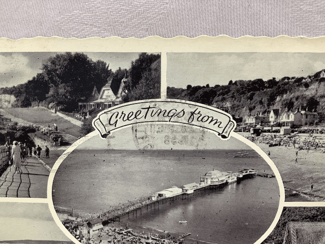 Shanklin, Isle of Wight Greetings from, Posted 1958 Multiview unbranded vintage postcard. Our Ref No. R783 £2.50