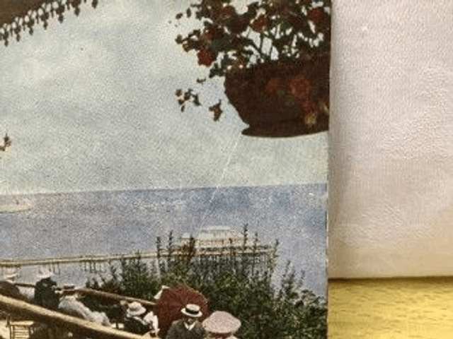 Folkestone, View from the Leas Shelter, Kent, The Photochrom Co. Ltd Postcard. Our Ref No. R19