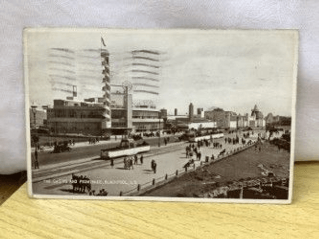 New Promenade Gardens and Metropole, Blackpool Lancashire Posted 1913 Valentines antique postcard Our Ref No R468 £2.50 