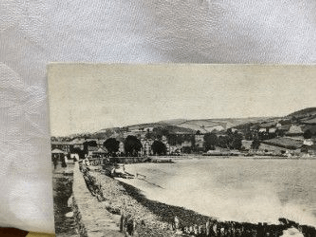 Minehead Bay, Somerset, Posted 1908 antique Valentine's Series Antique Postcard. Our Ref No. R509 £2.50