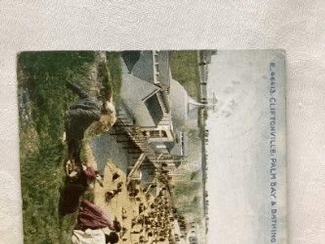 Cliftonville, Palm Bay & Bathing Place, Kent, Posted 1918 Photochrom Co. Ltd postcard. Our  No R193 £2.25