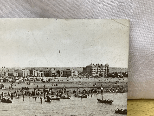 Weston-Super-Mare from the Sea, Somerset Posted 1919 Valentine's Series Postcard. Our Ref No. R590 £2.50