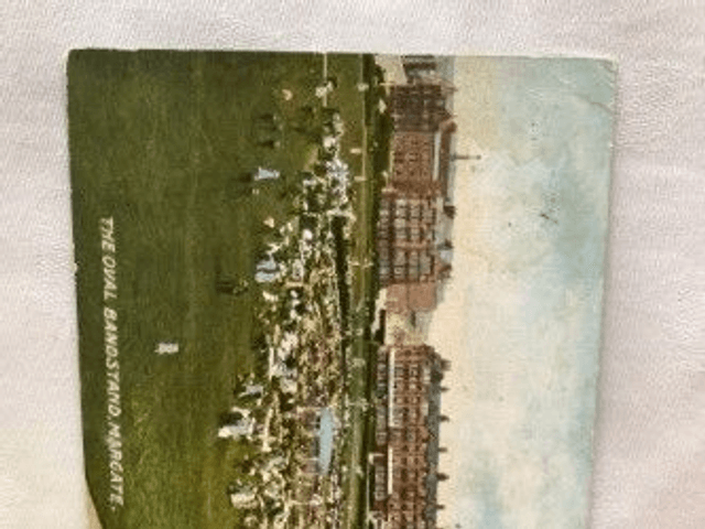 The Oval Bandstand, Margate, Kent, Posted E.T.W. Dennis & Sons Ltd. Postcard. No. R123 £2.00