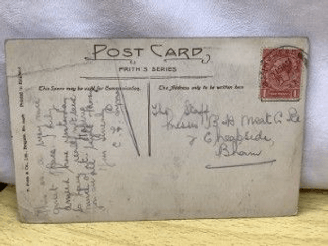 Minehead, The Strand Promenade and North Hill, Somerset, Posted 1927 F. Frith & Co. Vintage Postcard No R524 £2.50