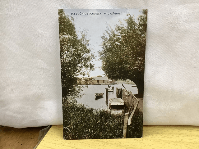 Christchurch, Wick Ferry, Dorset, Posted 1917 The Photochrom Co. Ltd Antique postcard. Our Ref No R577 £2.00
