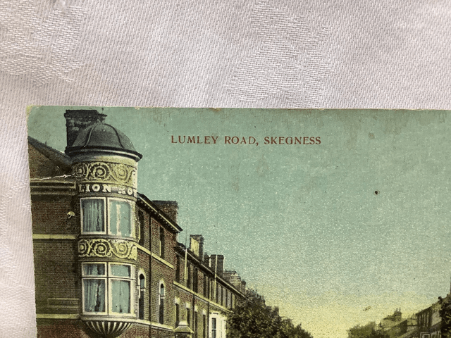 Skegness, Lumley Road, Lincolnshire, antique unbranded postcard. Our Ref No. R732 £2.25
