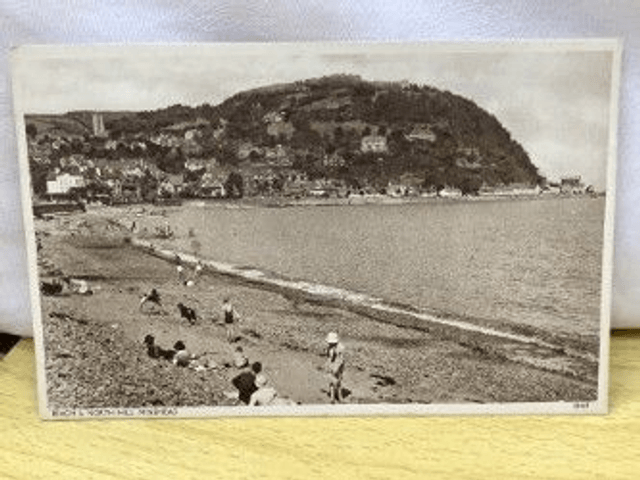 Minehead, Beach & North Hill, Somerset, T.N.T. Today, not Tomorrow, Mister of Production vintage postcard. Our Ref No R513 £2.50