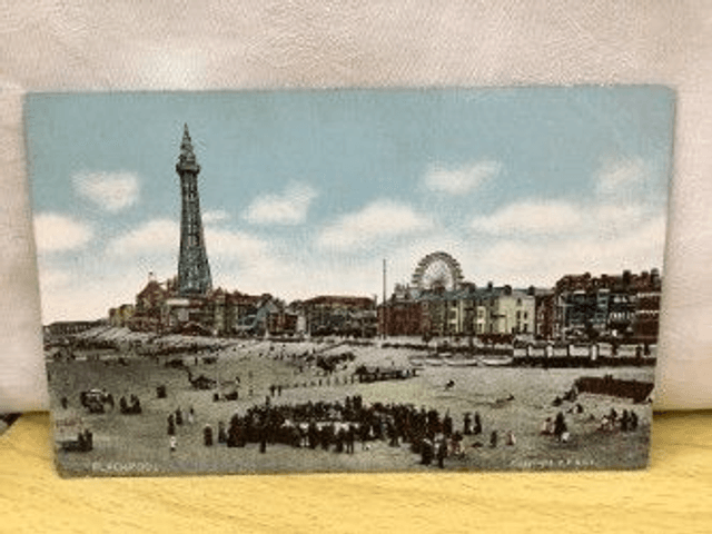 Blackpool, Lancashire, vintage F.F & Co. vintage postcard. Our Ref No R450 £2.50
