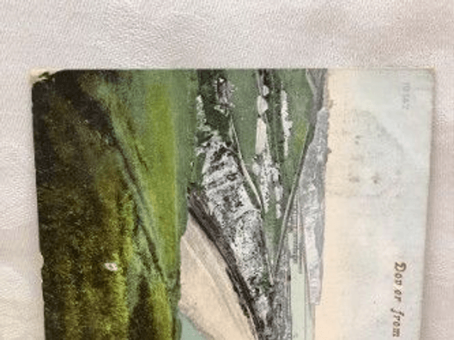 Dover from Shakespeare Cliff, Kent, Posted 1906 unbranded Postcard. Our Ref No. R312 £2.00