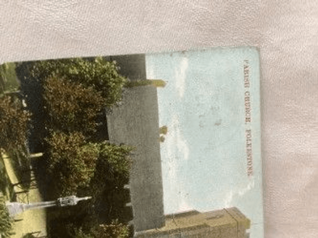 Folkestone, Parish Church, Kent, Posted 1907 The Royal Series Postcard. Our Ref No. R184 £2.50