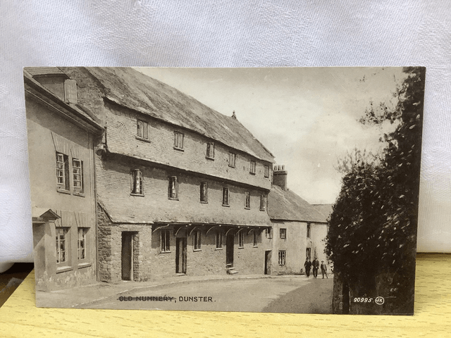Dunster, Old Nunnery, Somerset, vintage J.G. Edmunds, Post office Dunster Vintage postcard. Our Ref no. R660 £2.50
